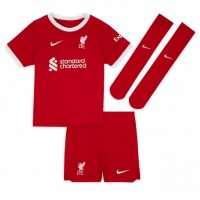 Camisa de time de futebol Liverpool Alexander-Arnold #66 Replicas 1º Equipamento Infantil 2024-25 Manga Curta (+ Calças curtas)